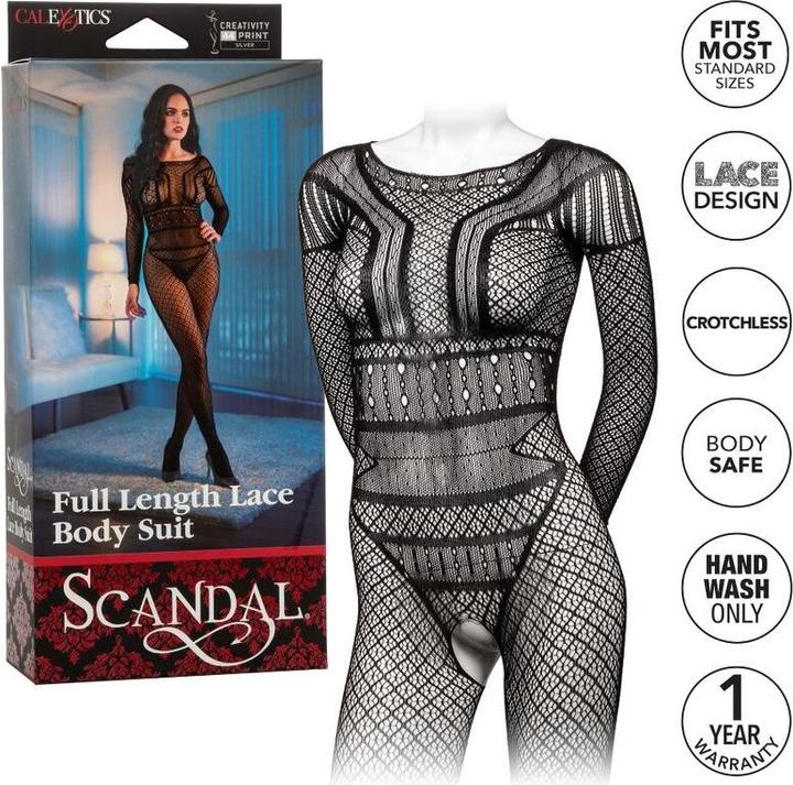 Produktbild CalExotics Scandal® Full Length Lace Body Suit (S)