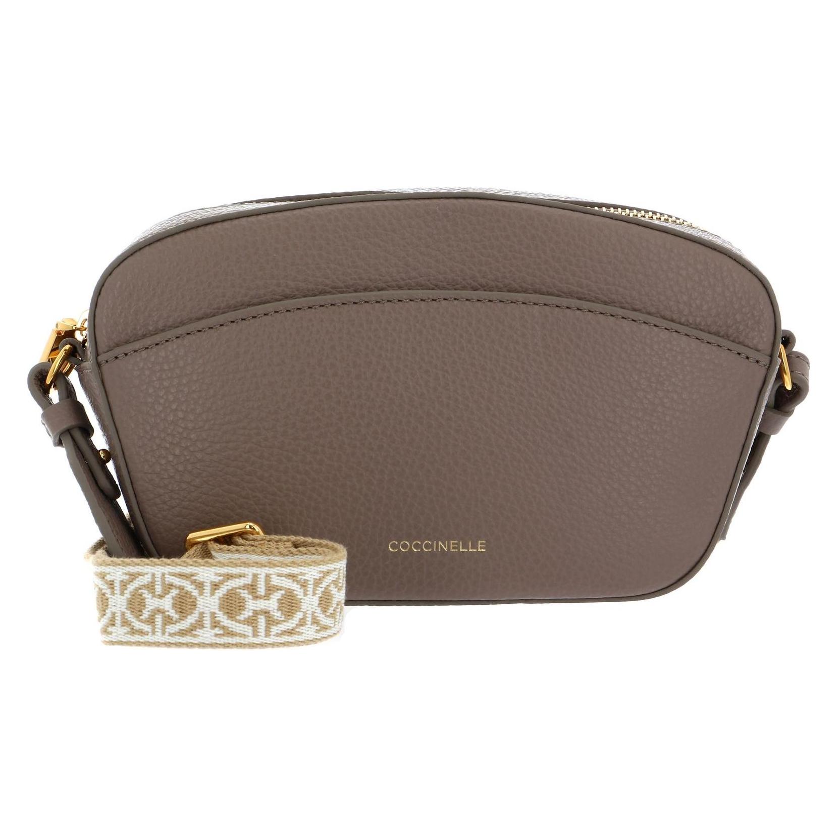 Coccinelle, Damen, Handtasche, Enchanteuse Mini Bag Grained Leather, Braun