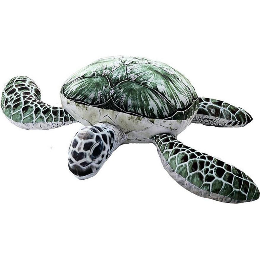 Lean Toys Plüsch-Meeresschildkröten-Maskottchen 45 cm