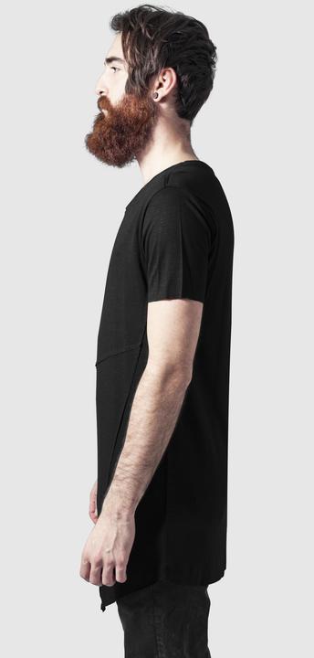 Produktbild Urban Classics Long Open Edge Front Zip Tee (XS)