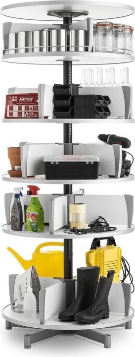 Produktbild Moll Ordnerdrehsäule Multifile 5 Etagen 120 Ordner weiss