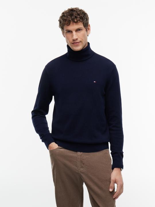 Actual product image Tommy Hilfiger Pima CTN Cashmere Pullover Roll Neck Desert S (M)
