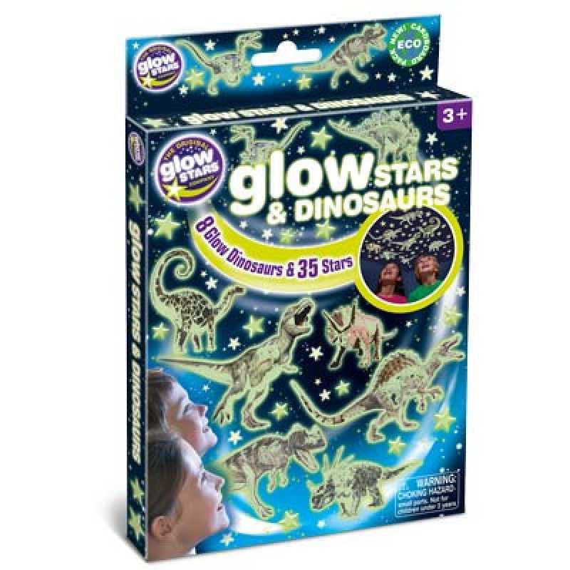 Brainstorm, Wanddeko, Sterne & Dinosaurier Glow in the Dark