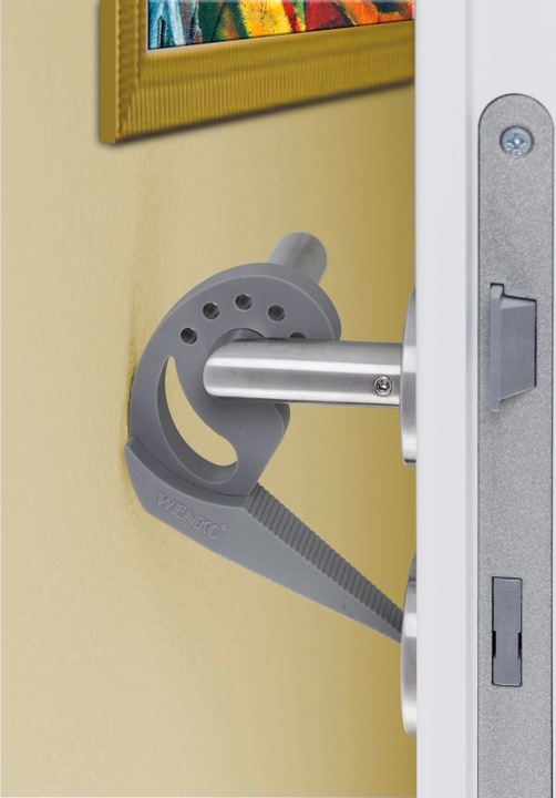 Actual product image Wenko Multi-Stop grey (1 Piece, 12 x 2.5 x 8 cm)