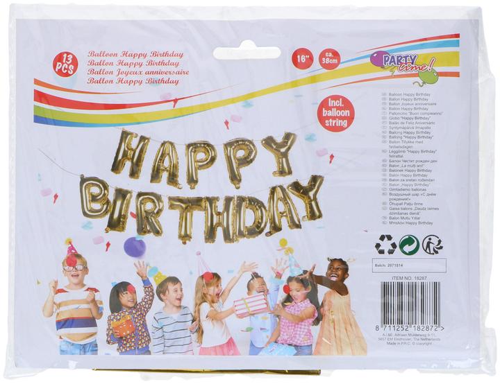 Produktbild Party Balloon Happy Birthday (13) (13 x)