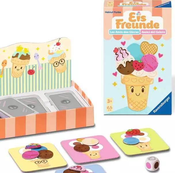 Immagine prodotto Ravensburger 23048 - Gli amici del gelato, dolce gioco di memoria e di raccolta per bambini dai 3 anni in su (Tedesco, Italiano, Francese)