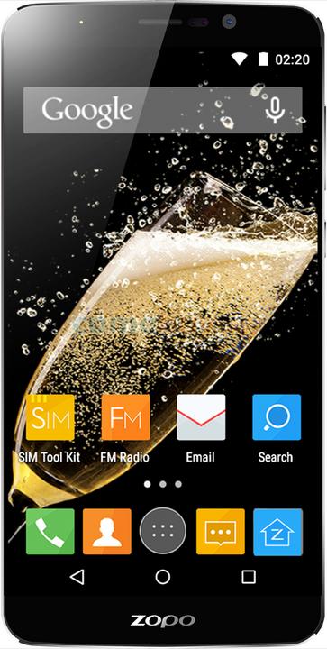 Zopo ZP951 Speed 7 (16 GB, Black/Silver, 5", Dual SIM, 4G)