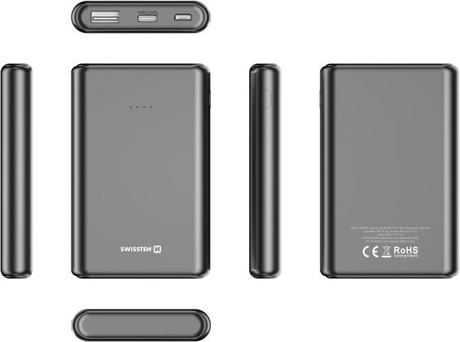Produktbild Swissten POWER BANK 5000 mAh 10W (5000 mAh, 10 W, 18.50 Wh)