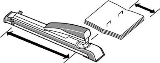 Actual product image Leitz NeXXt long arm stapler (metal) (40 Sheets)