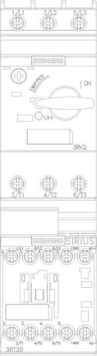 Produktbild Siemens Verbraucherabzweig 3RA2110-0KA15-1BB4 (3RA21100KA151BB4)