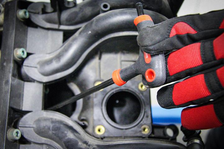 Actual product image BGS T-Handle L-Type Wrench Set T-Star tamperproof (for Torx) T10 - T50 9 pcs. (T-section)