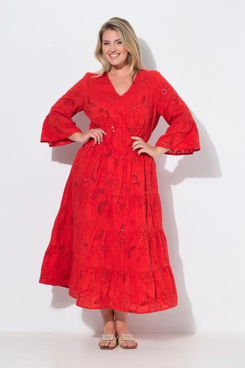 Produktbild Miamoda Maxikleid, A-Linie, Boho-Style, 3/4-Ärmel (46)