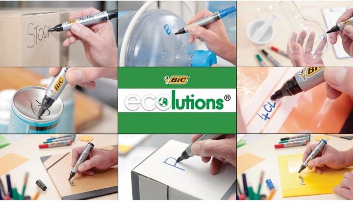 Immagine prodotto Bic Marcatura 2300, nero, punta a scalpello, nero, grigio, 3,1 mm, 5,3 mm, truciolato, vetro, metallo (12 x)