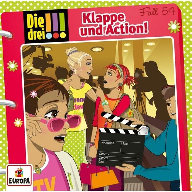Die drei!!!.54 Klappe und Action!,CD, Hörbücher