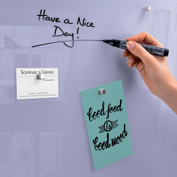 Actual product image Sigel Glass Magnet Board Artverum (Magnet board, 12 x 78 cm)