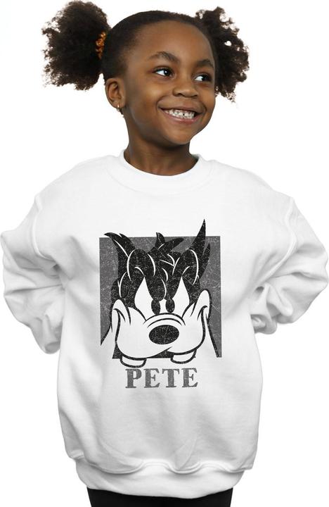 Actual product image Disney Girls Pete Cropped Head Sweatshirt (140, 146)