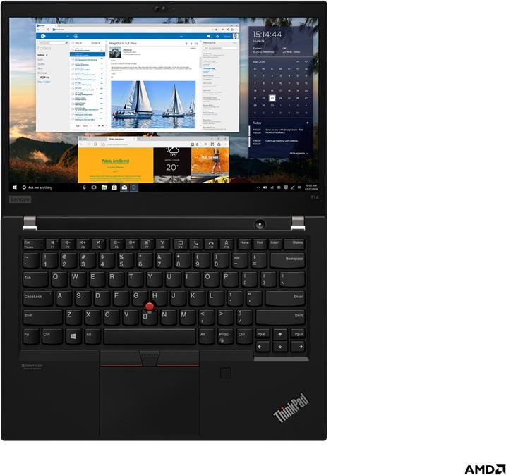 Actual product image Lenovo ThinkPad T14 - 20UD0013GE (14", AMD Ryzen 7 PRO 4750U, 16 GB, 512 GB, DE)