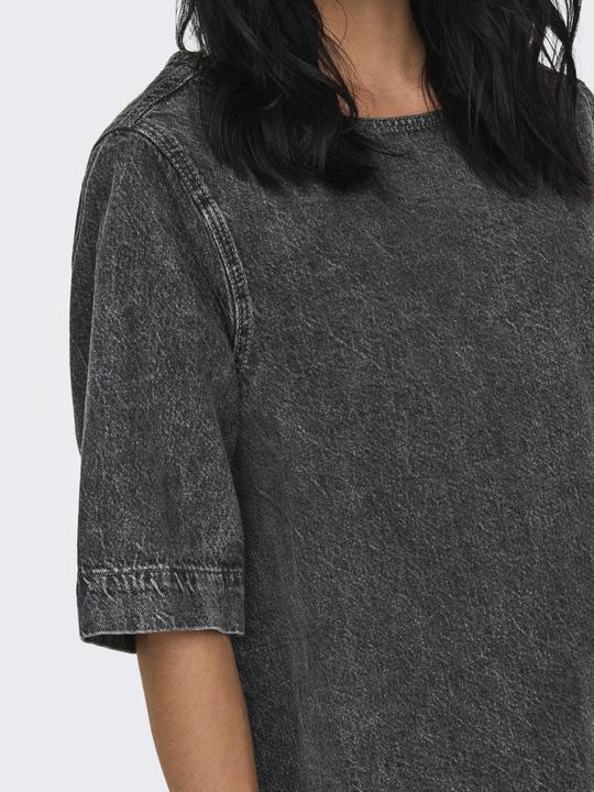 Produktbild Only Volumiger Fit Rundhals Kurzes Kleid Jeanskleid (S)