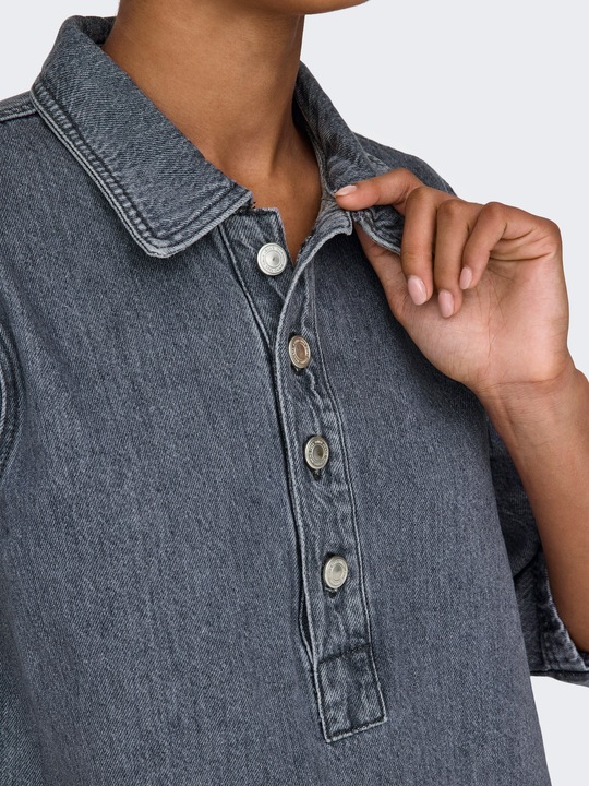Produktbild Only Normal geschnitten Hemdkragen Kurzes Kleid Kleid (S)