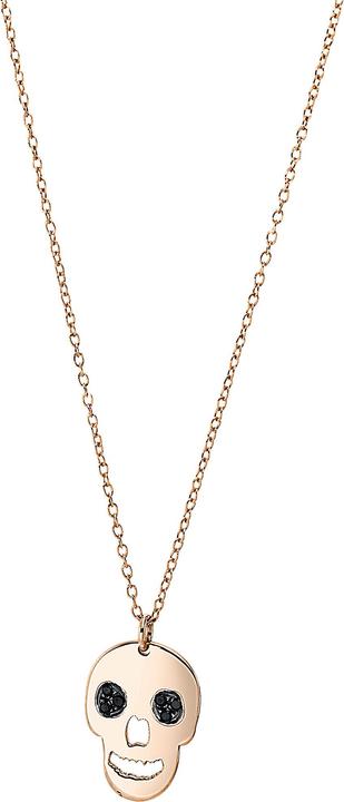 Image du produit Goldberg Diamant Collier 14 kt RG "Skull", monture noire rhodiée (Or rose)