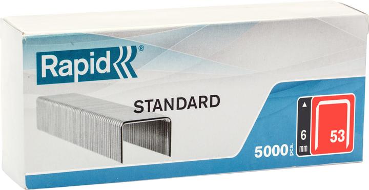Image du produit Rapid Agrafes n° 53 6mm galvanisées VE=5000 pièces (5000x)
