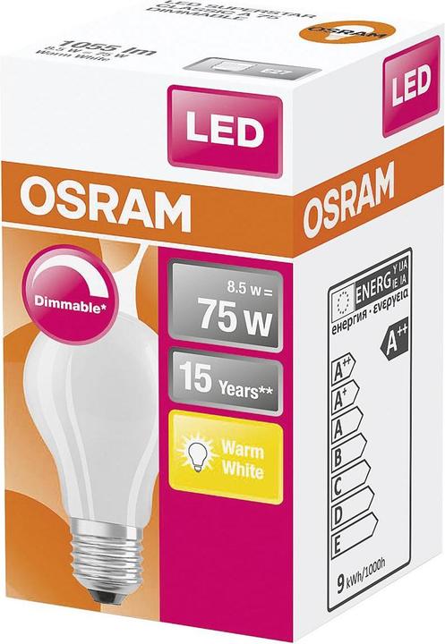 Image du produit Osram Retrofit Classic A (E27, 7.80 W, 1055 lm, 1 x, D)