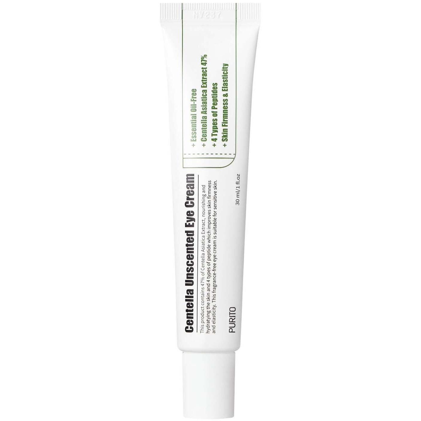Purito, Cura degli occhi, Centella Crema occhi non profumata delikatny krem pod oczy 30ml (Crema per la cura degli occhi, 30 ml, Giorno + Notte)