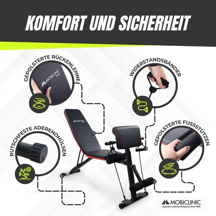 Actual product image Mobiclinic Planefit Adjustable Folding Bench