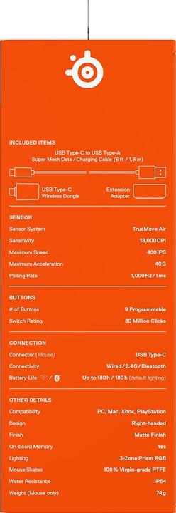 Productafbeelding SteelSeries Aerox 5 (Draadloze)