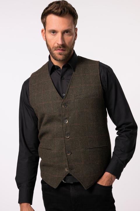 Produktbild JP1880 JP 1880 Weste, Karo, Strickrücken, bis 7 XL (7XL)