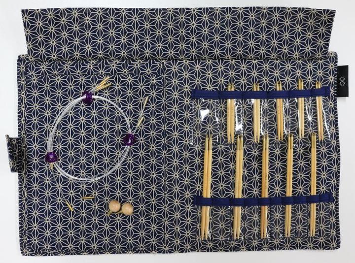 Image du produit Seeknit Jeu d'aiguilles à pointes interchangeables Shirotake 2,25 - 3,25 mm 5 - 10 cm Blue