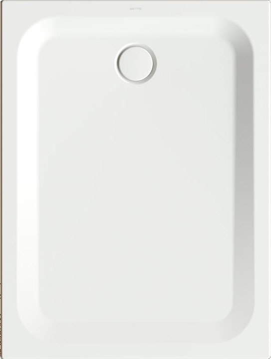 Actual product image Bette Ultra rectangular shower tray 1200x900x35mm, with glaze Plus, 1260
