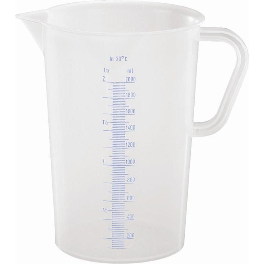 Waca Messkanne in Farbe transparent, 2,0 l, Messbecher, Transparent