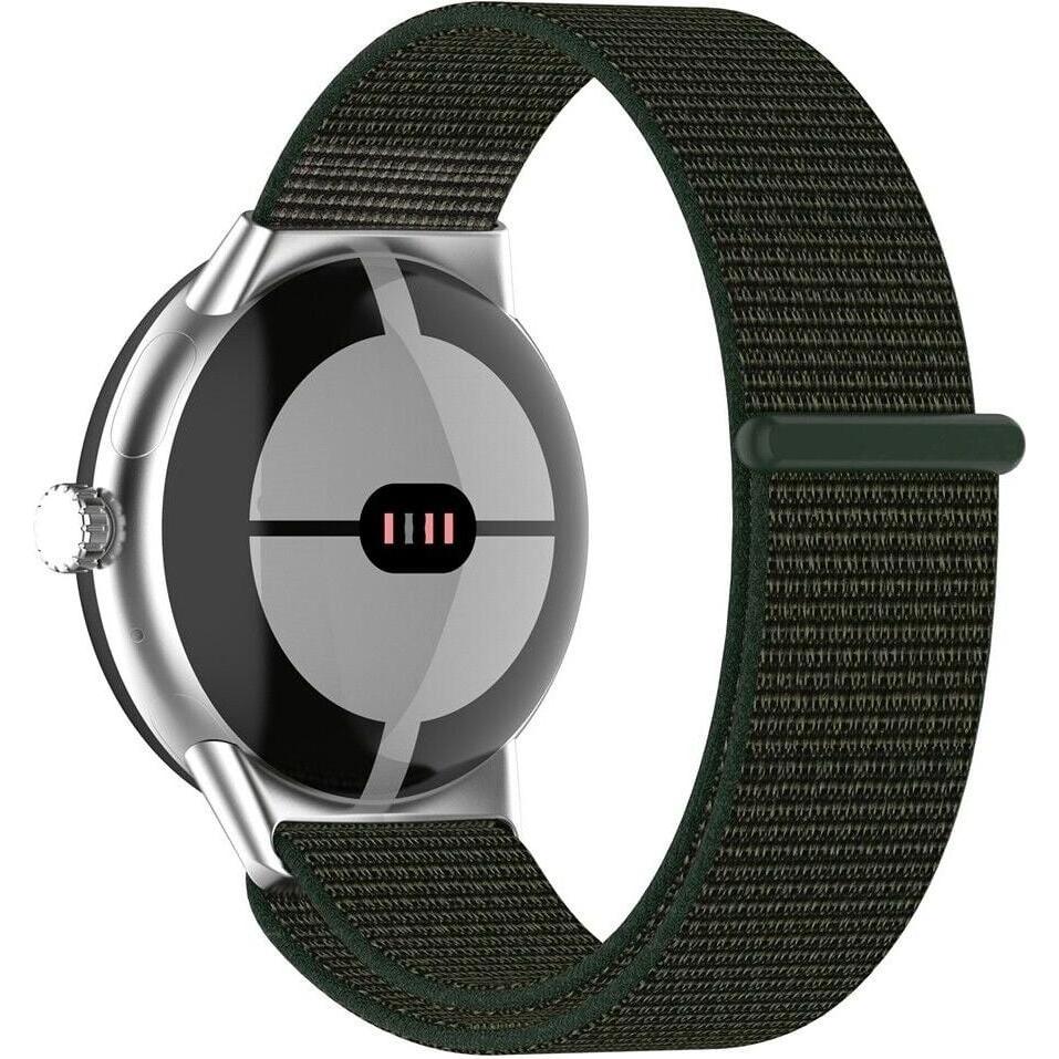 Strap-it Armband (Nylon), Uhrenarmband, Grün