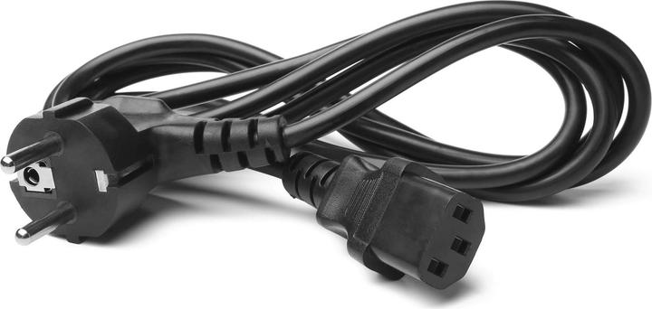 Actual product image Wiltec Netzkabel 4m Kaltgerätekabel Stromkabel abgewinkelt Kaltgerätestecker (4 m)