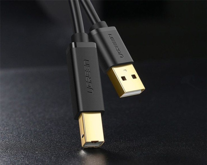 Actual product image Ugreen USB A — USB B (3 m, USB 2.0)