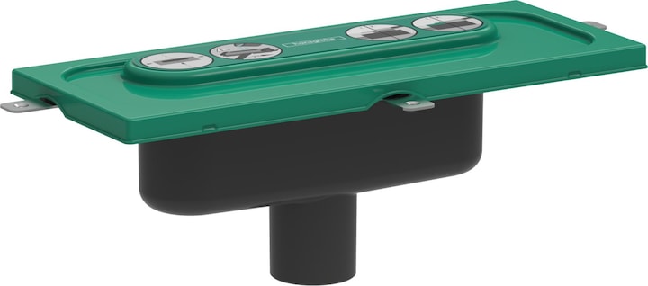 Immagine prodotto hansgrohe Corpo base uBox universale, per canali doccia Corpo di scarico, verticale (397 mm)