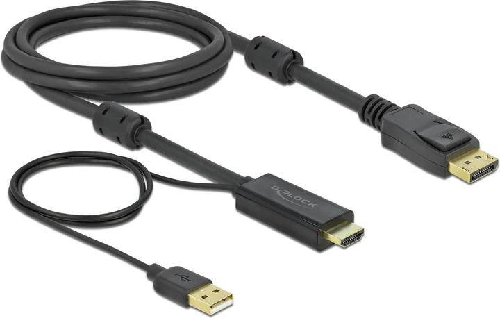 Actual product image Delock HDMI (Typ A) — DisplayPort (2 m, HDMI)