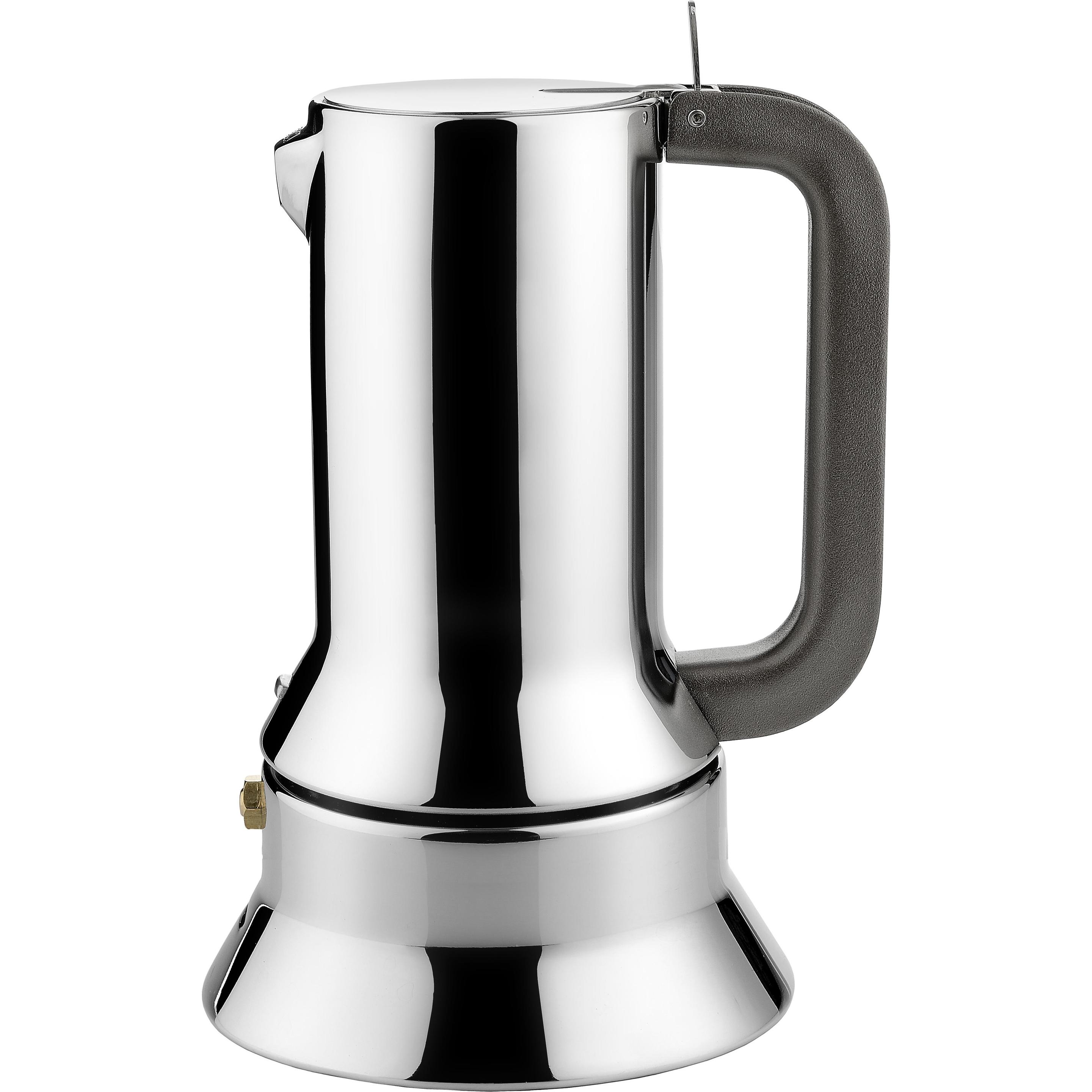 Alessi 9090, Espressokocher, Silber
