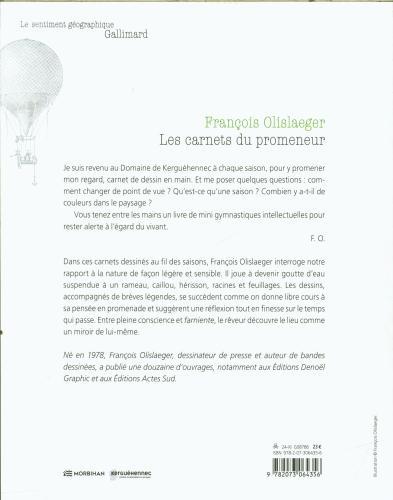 Immagine prodotto Les carnets du promeneur (Francese, Olislaeger François, 2024)