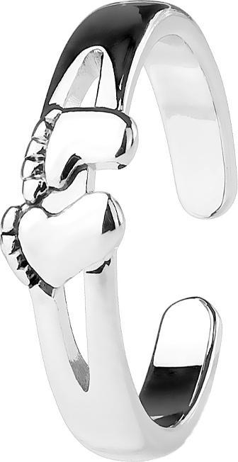 Immagine prodotto Star Piercing Anello in argento con piedini di bambino (44)