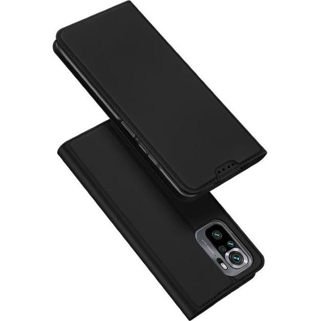 Dux Ducis Skin Pro Series Bookcover (Xiaomi Redmi Note 10S, Xiaomi Redmi Note 10), Smartphone Hülle, Schwarz