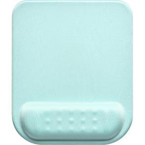 Powerton Tappetino per mouse ERGO PASTEL EDITION con poggiapolsi in memory foam, color menta, Tappetino mouse, Verde