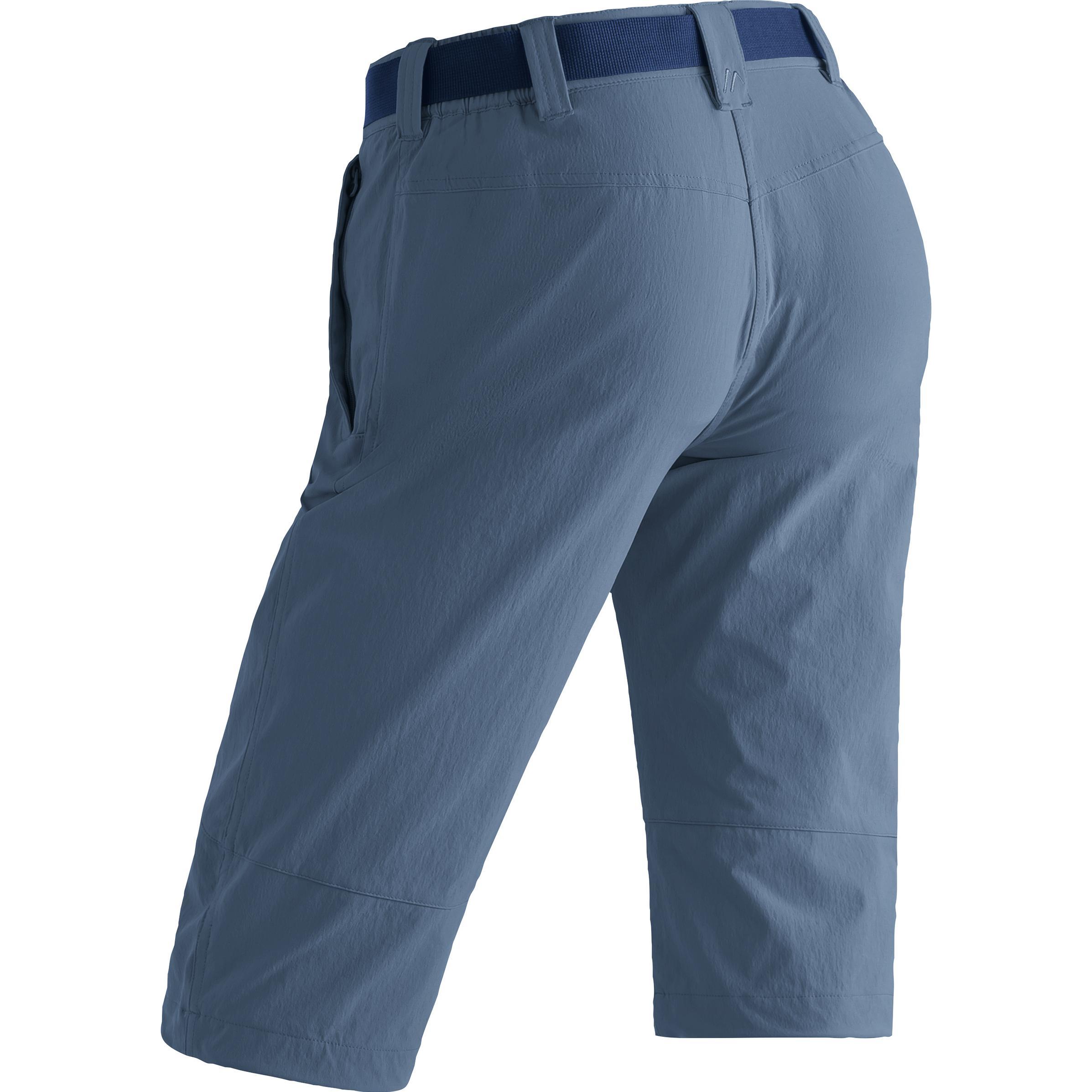 Thumbnail - Maier Sports, Damen, Outdoorhose, Kluane Capri (38), Blau, 38