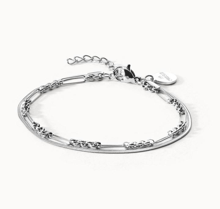 Immagine prodotto Purelei Bracciale Unison argento (19 cm, Acciaio inossidabile)