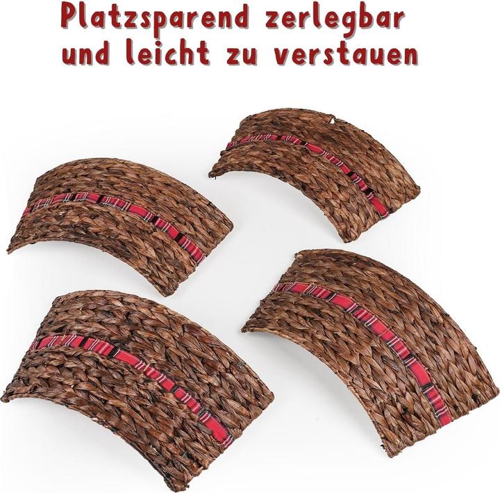 Produktbild Hermex Weihnachtsbaumkorb Tannenbaum-Kragen Christbaum-Rock Flechtkorb