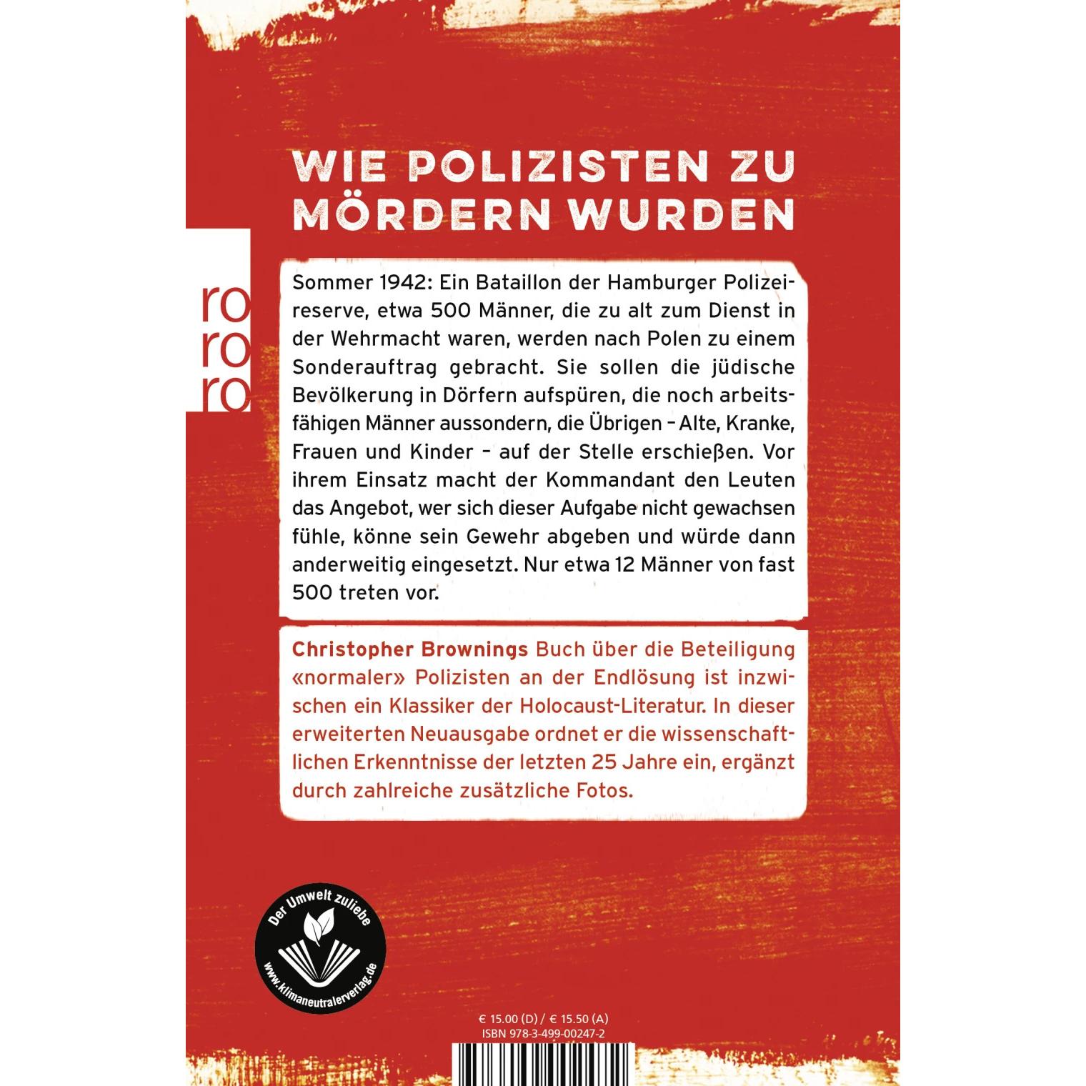 Thumbnail - Ganz normale Männer, Sachbücher von Christopher R. Browning