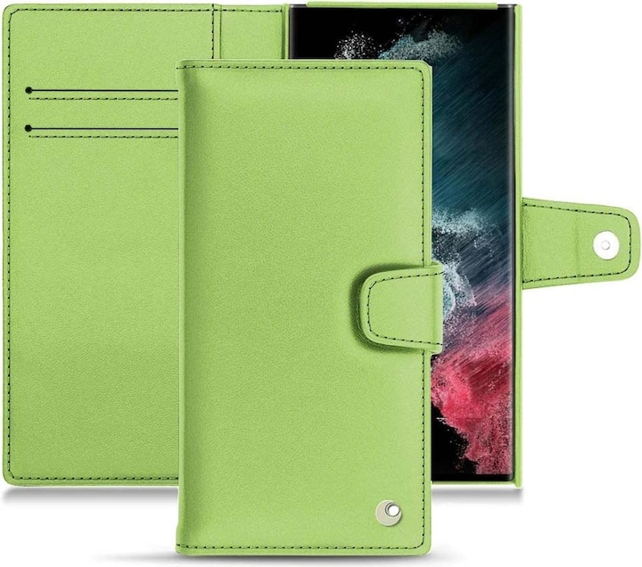 Noreve Lederschutzhülle Wallet (Samsung Galaxy S22 Ultra)