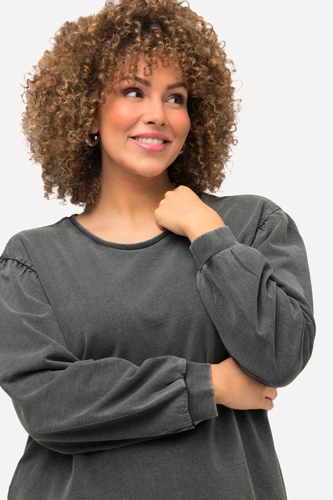 Produktbild Ulla Popken Sweatshirt, Oversized, Rundhals, Langarm (46, 48)