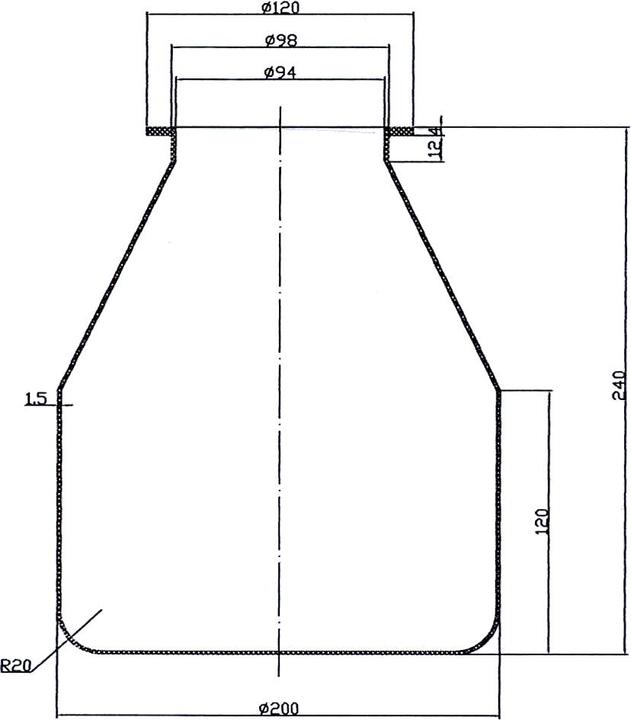 Immagine prodotto Wiltec Recipiente a membrana per acquedotti domestici da 20-24 L Recipiente a membrana in gomma EPDM (Pompa acqua sanitaria)